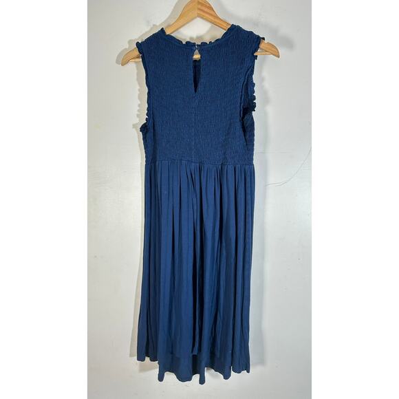 The Nines By Hatch Sleeveless Smocked Jersey Maternity Dress Womans Medium - Picture 3 of 9
